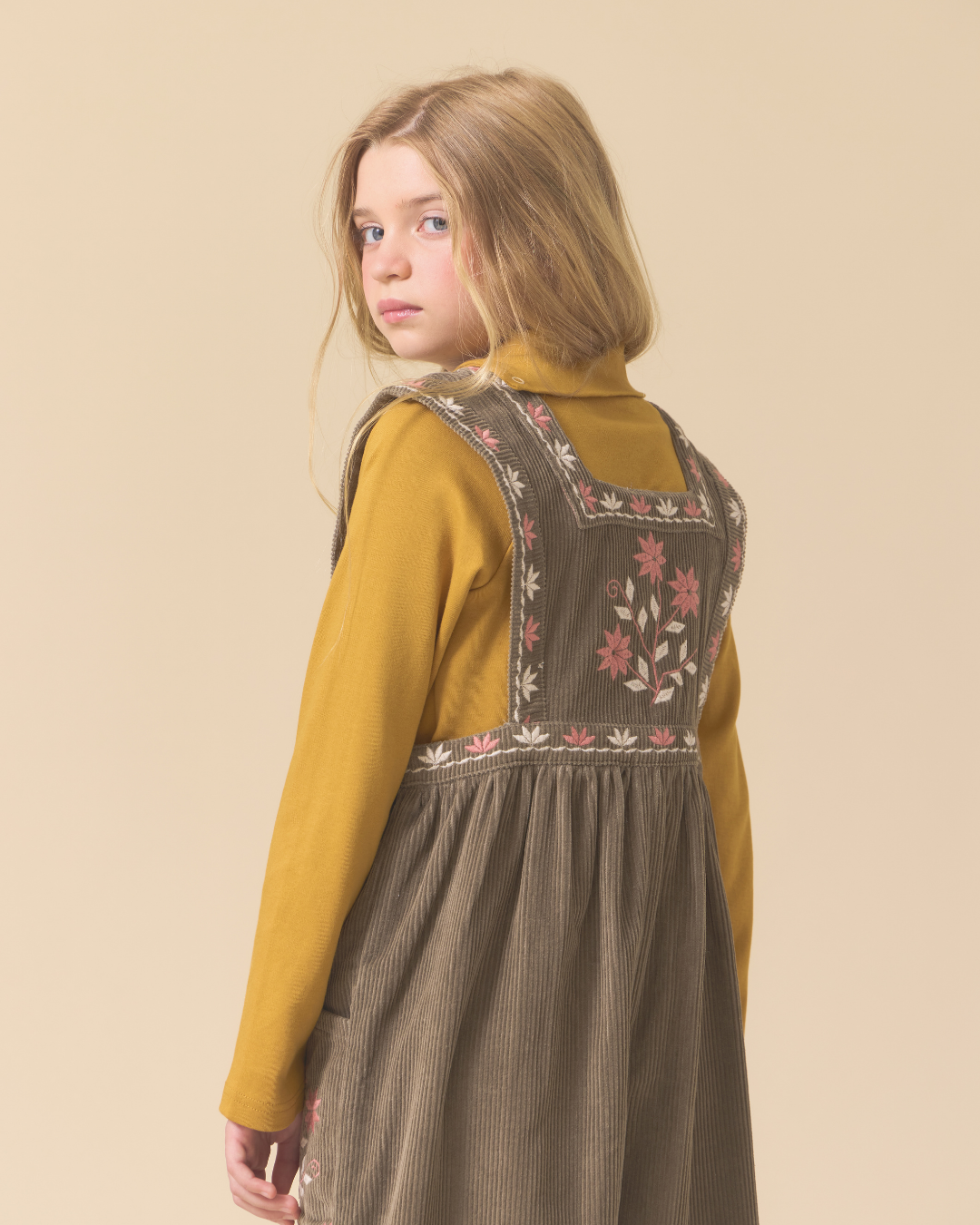 <Lali> Clara Romper in Cypress Corduroy　