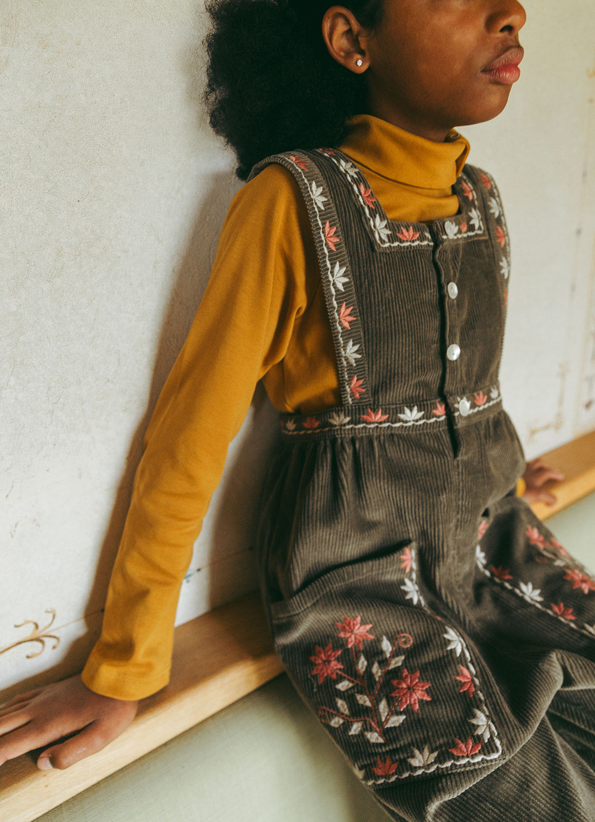 <Lali> Clara Romper in Cypress Corduroy　