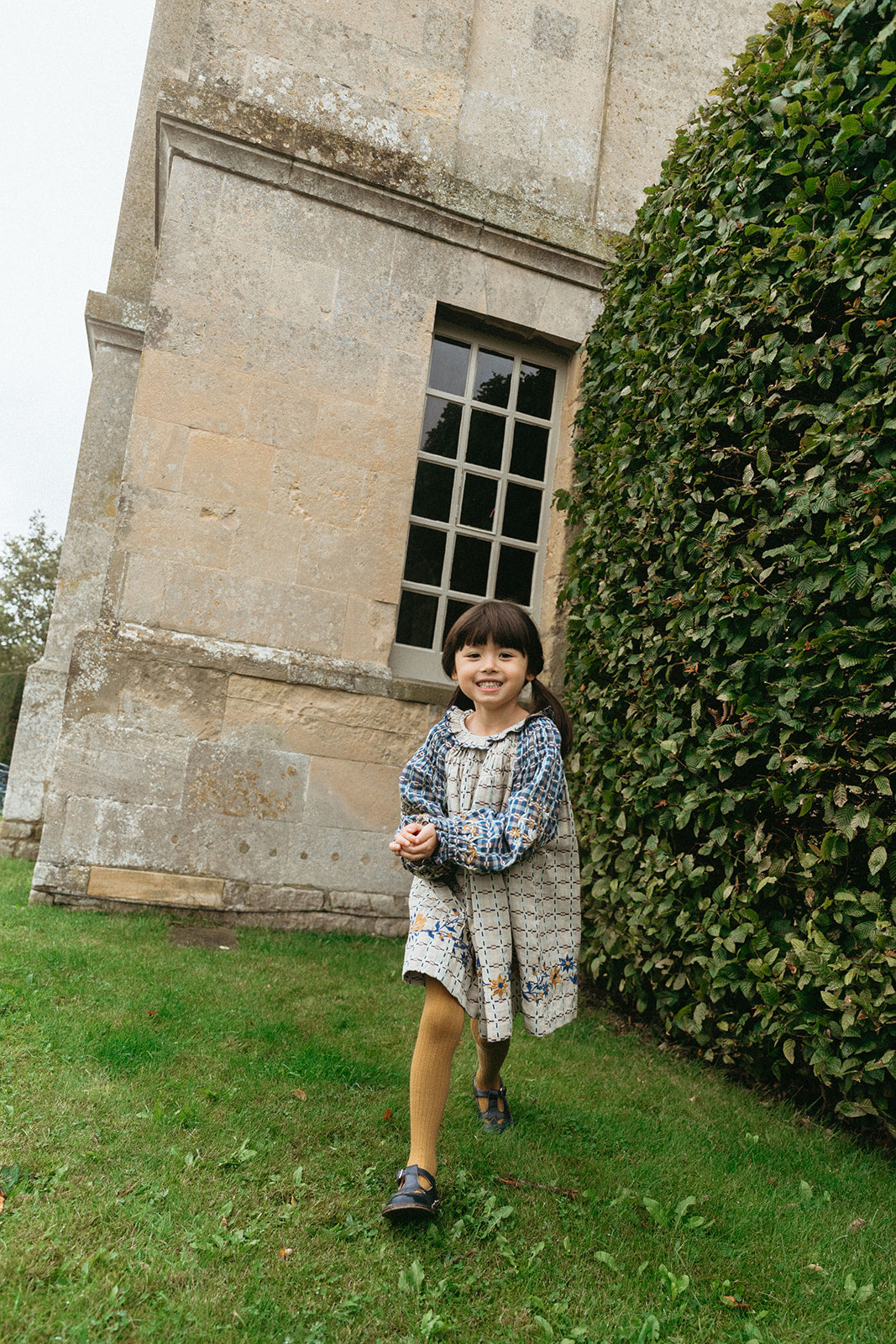 <Lali>  Tulip Dress in Double-Sided Yarn Dye