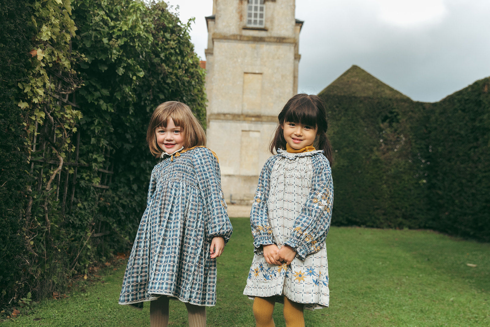 <Lali>  Tulip Dress in Double-Sided Yarn Dye