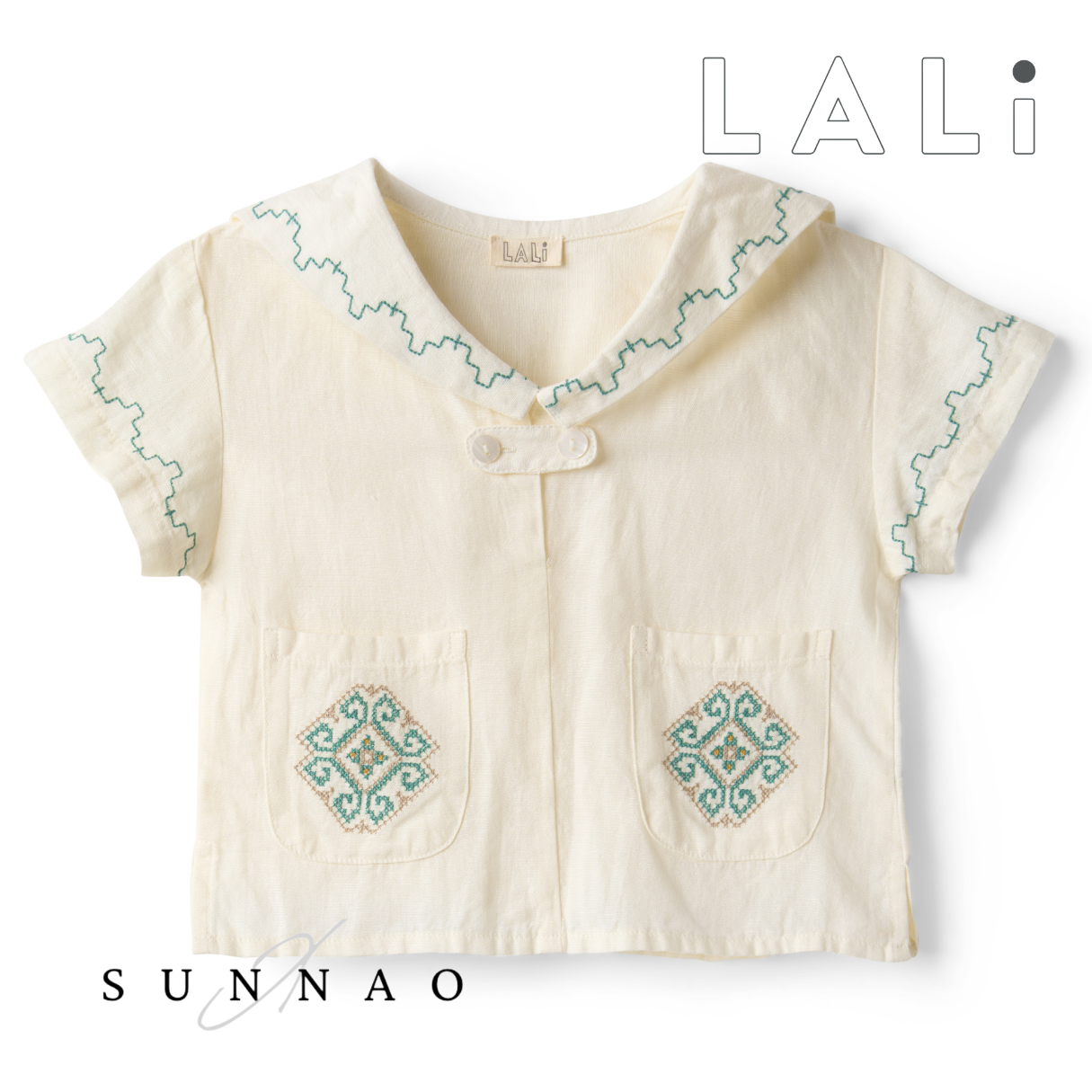 <Lali> Sailor Shirt in Antique White
