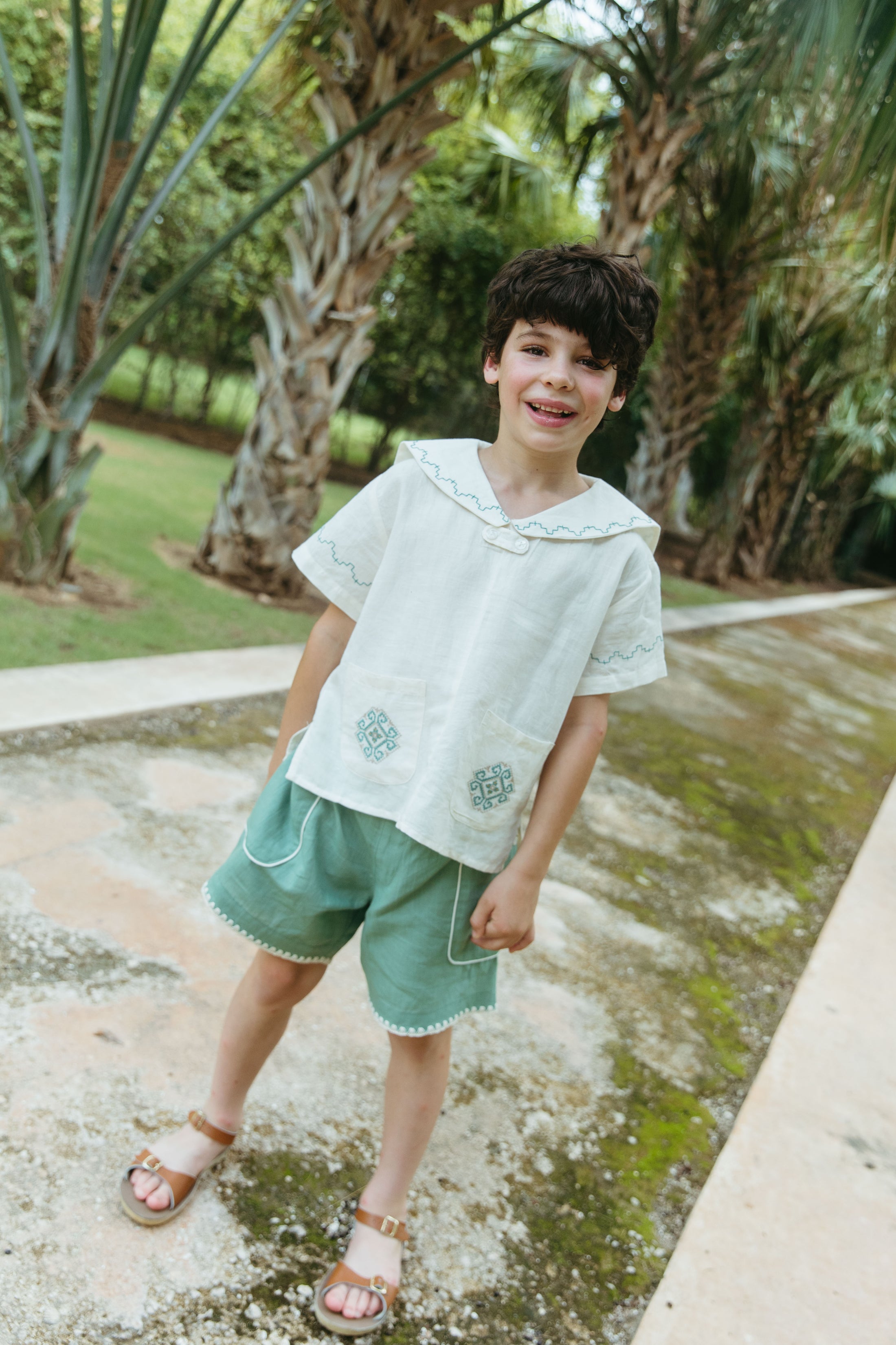 <Lali> Sailor Shirt in Antique White