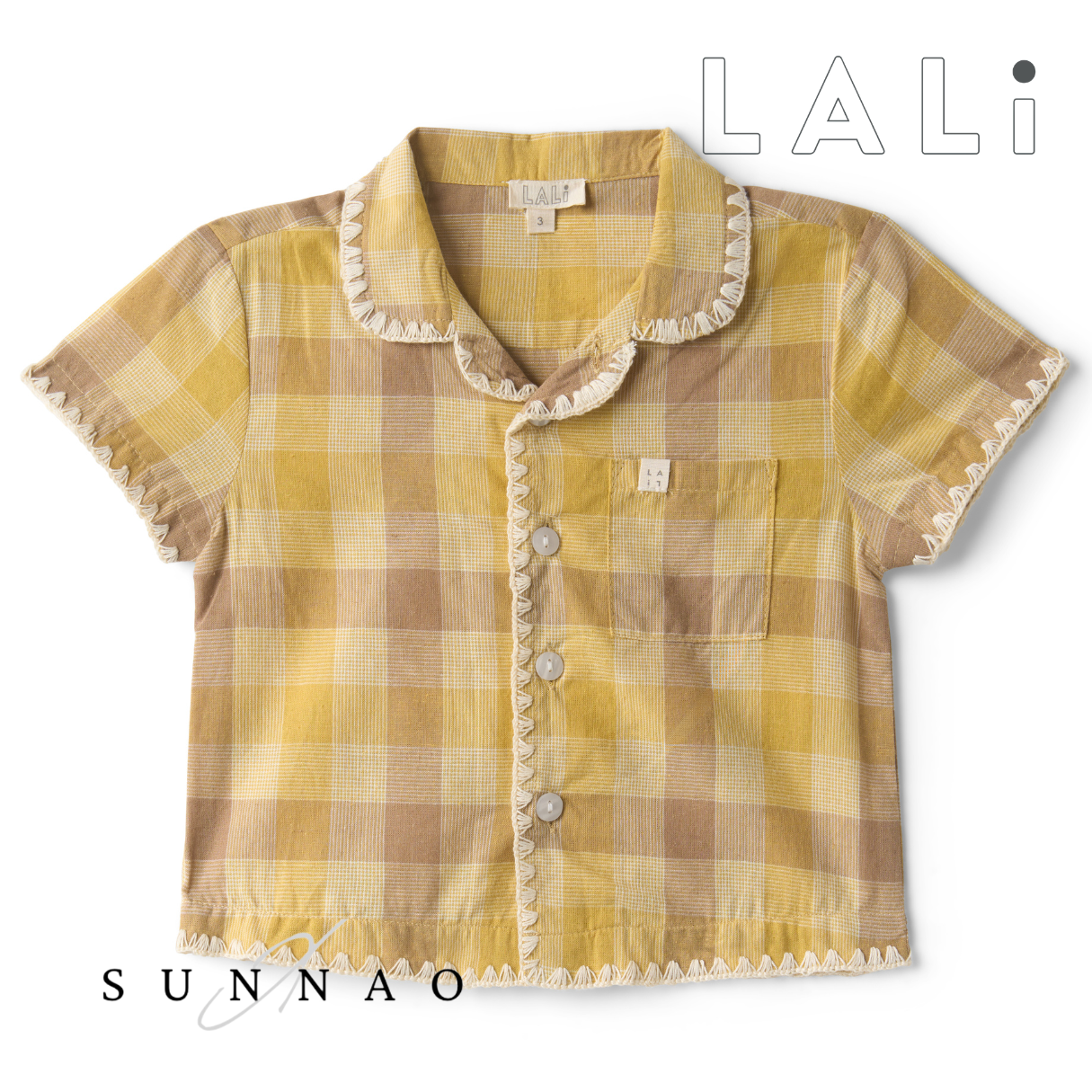 <Lali> Henri Shirt in Citrine Chex