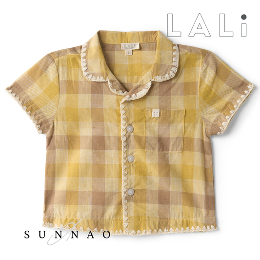 <Lali> Henri Shirt in Citrine Chex