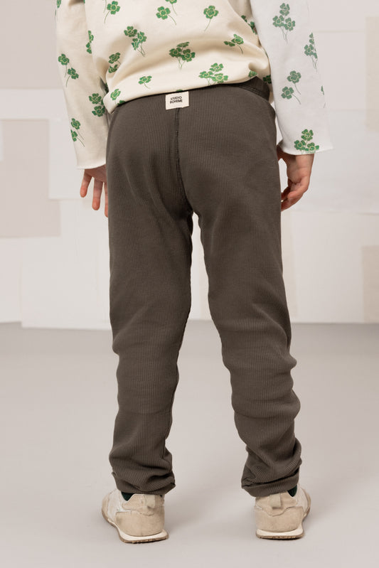 <STUDIO BOHEME PARIS> ROM POM LEGGING - DARK TAUPE