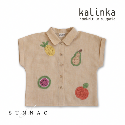 <Kalinka>Olive Shirt(2-6Y)