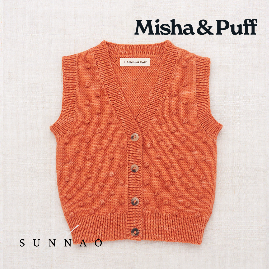 <Misha&Puff>Auggie Popcorn Vest - Gamberetto（2-6Y）