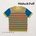 Gallery viewerに画像を読み込む, <Misha&Puff>Merengue Bobby Top - Prussian Blue（2-8Y）
