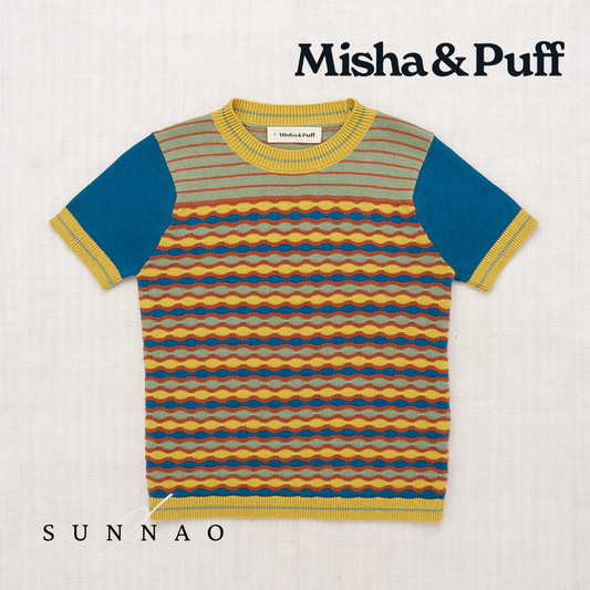 <Misha&Puff>Merengue Bobby Top - Prussian Blue（2-8Y）