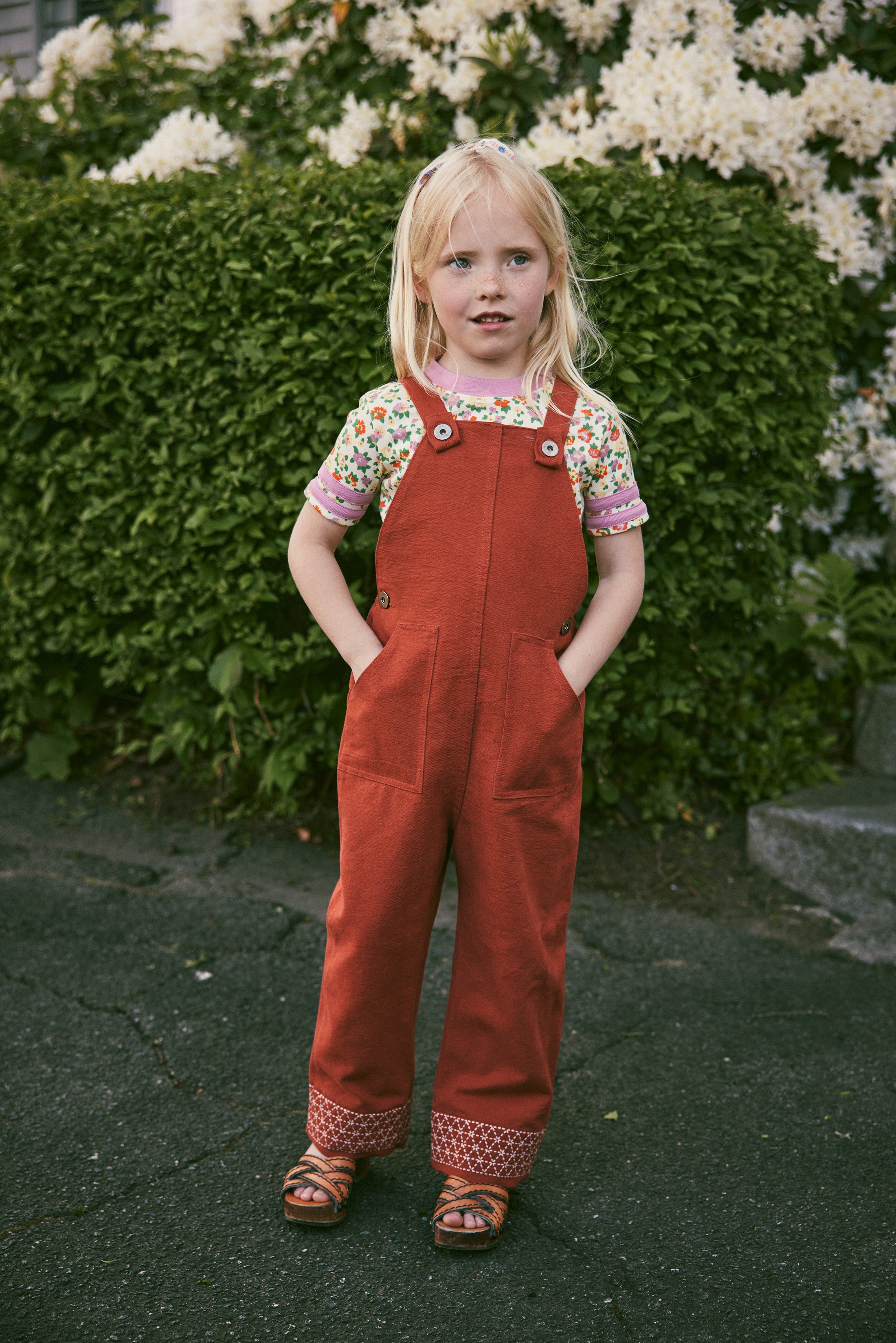 <Misha&Puff>Rec Tee - String/Hazy Lilac Brimfield（2-8Y）