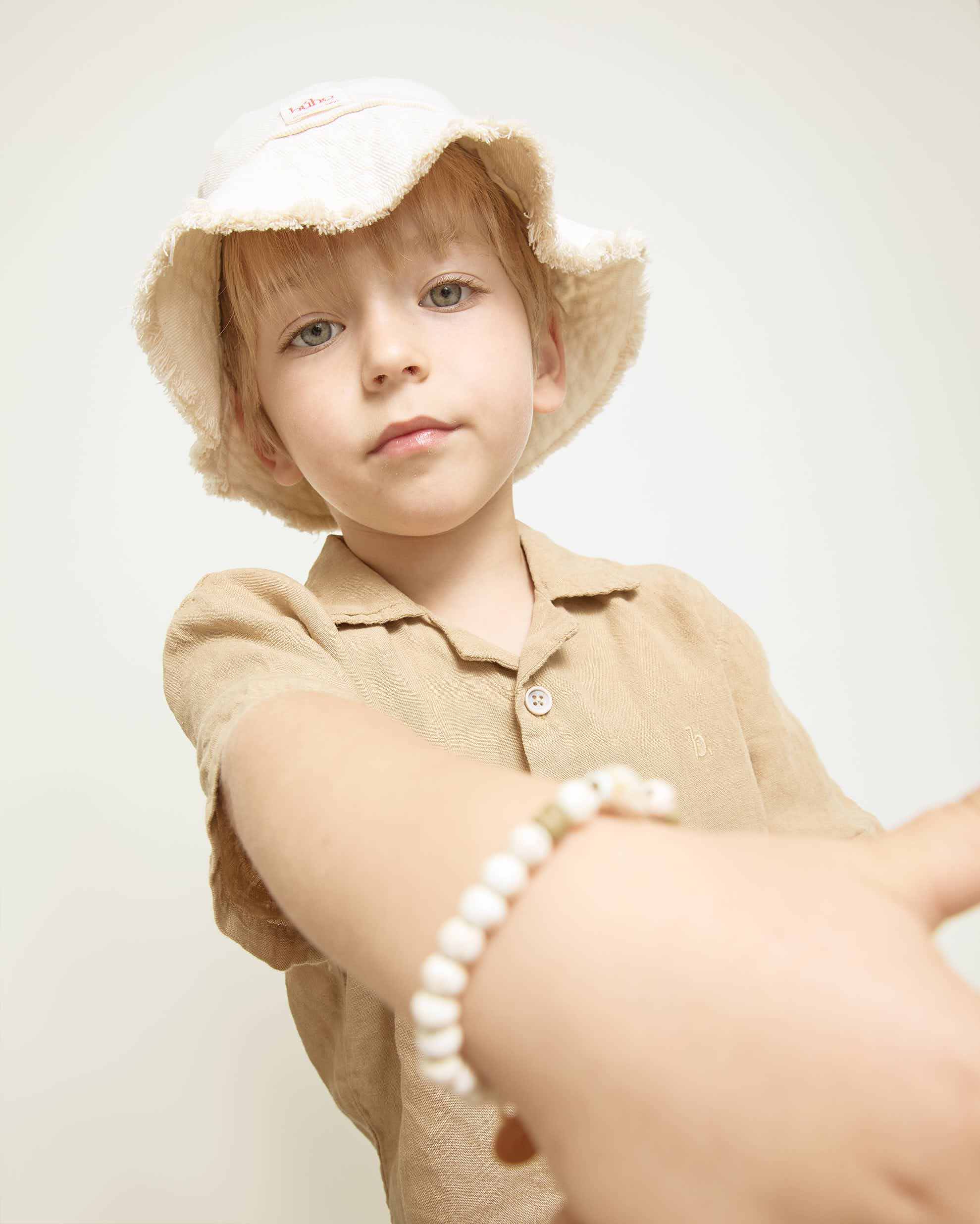 <Buho> DRILL HAT - SAND