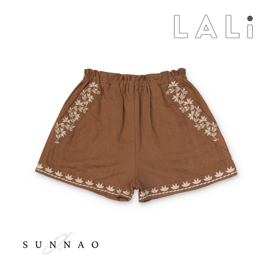 <Lali> Paperbag Shorts in Ginger Snap（2-5Y）