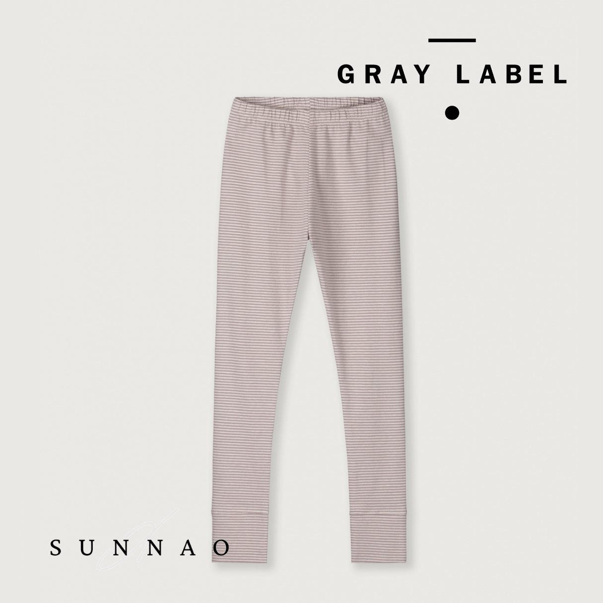 <GRAY LABEL> Leggings - Berry - Cream　