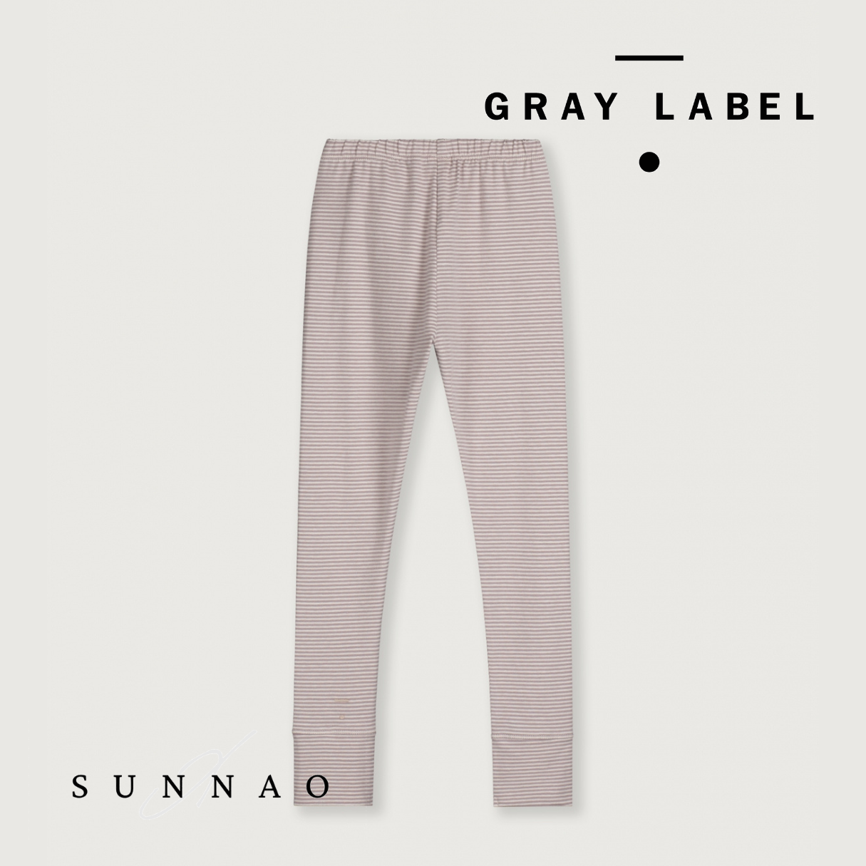 <GRAY LABEL> Leggings - Berry - Cream　