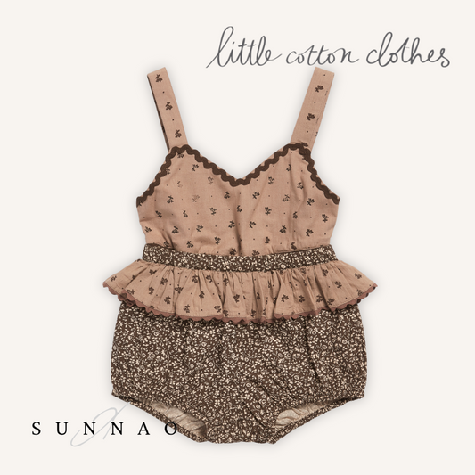 <Little Cotton Clothes> Petra Romper Bracken Floral　
