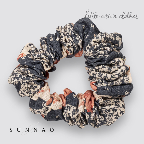 【予約】<Little Cotton Clothes> Scrunchie with bow Patchwork Floral