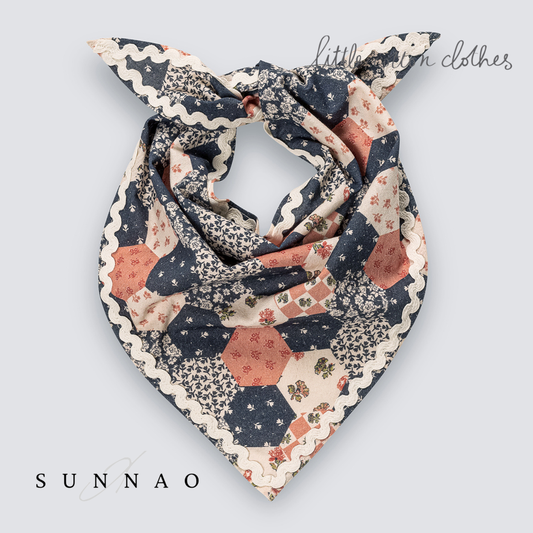 【予約】<Little Cotton Clothes> Scarf Patchwork Floral