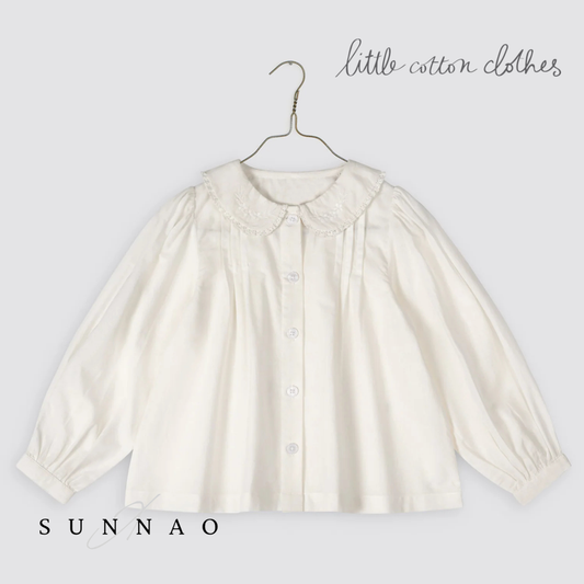 【予約】<Little Cotton Clothes> Ivy Blouse Off White