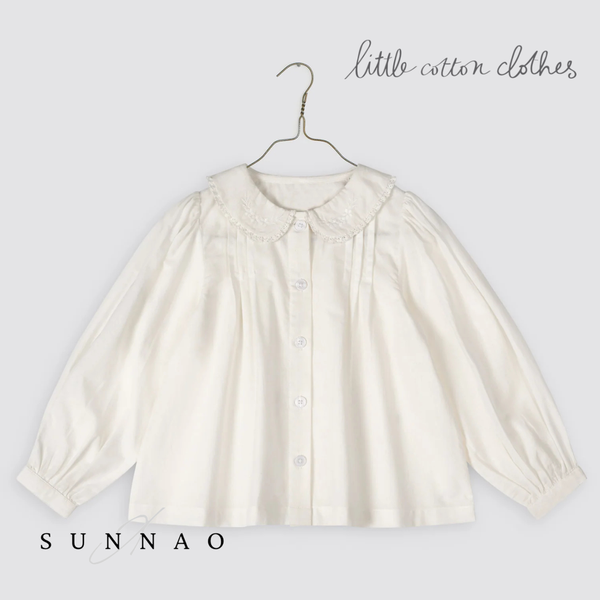 【予約】<Little Cotton Clothes> Ivy Blouse Off White