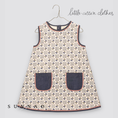 Gallery viewerに画像を読み込む, 【予約】<Little Cotton Clothes> Quilted Hannah dress Papier
