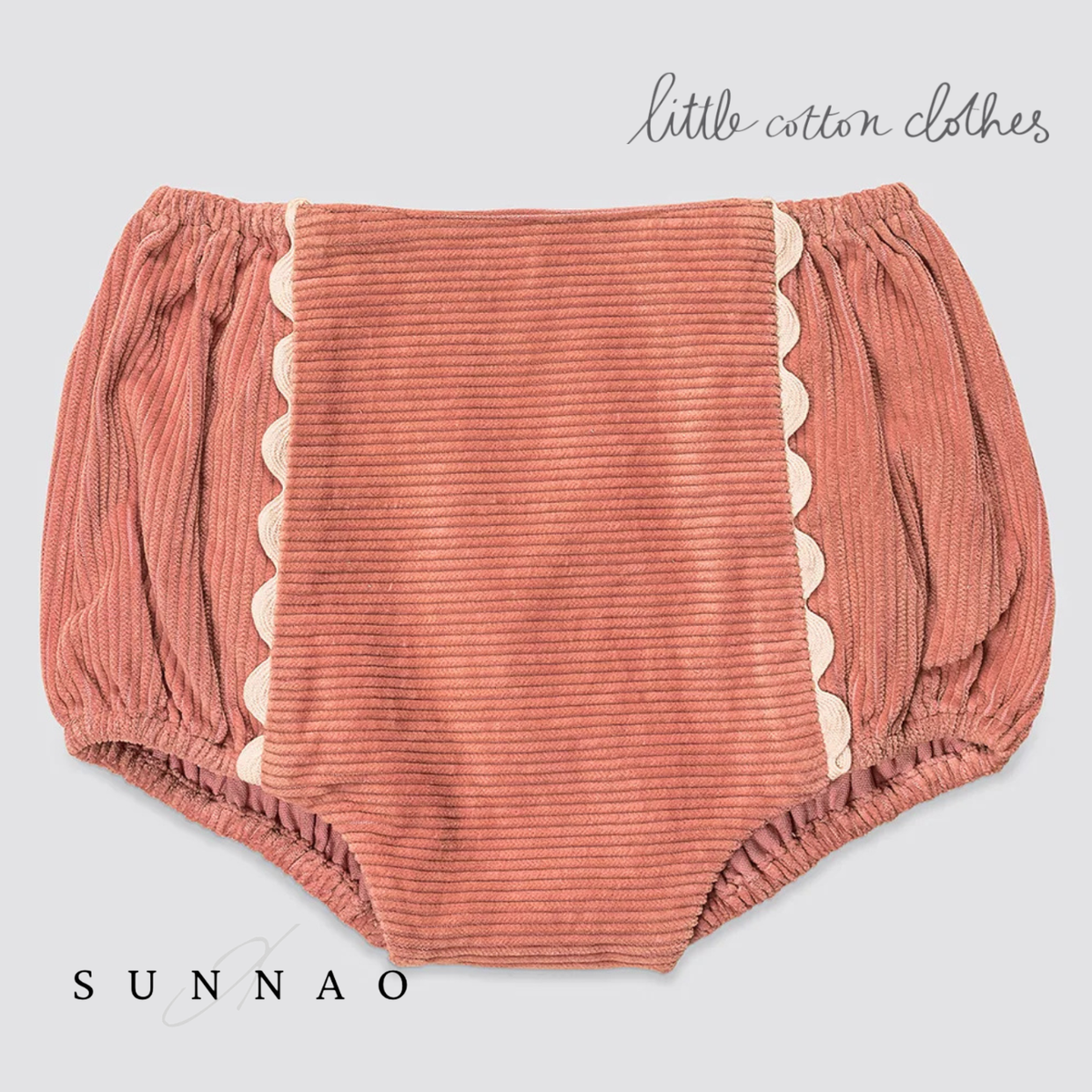 【予約】<Little Cotton Clothes> Cord Bloomers in Pepperberry