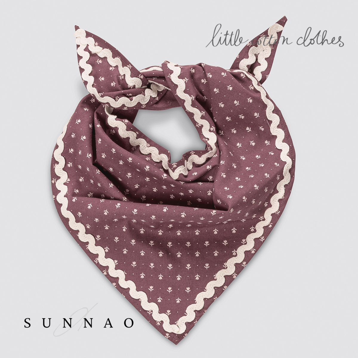 【予約】<Little Cotton Clothes> Scarf in Sugarplum Floral