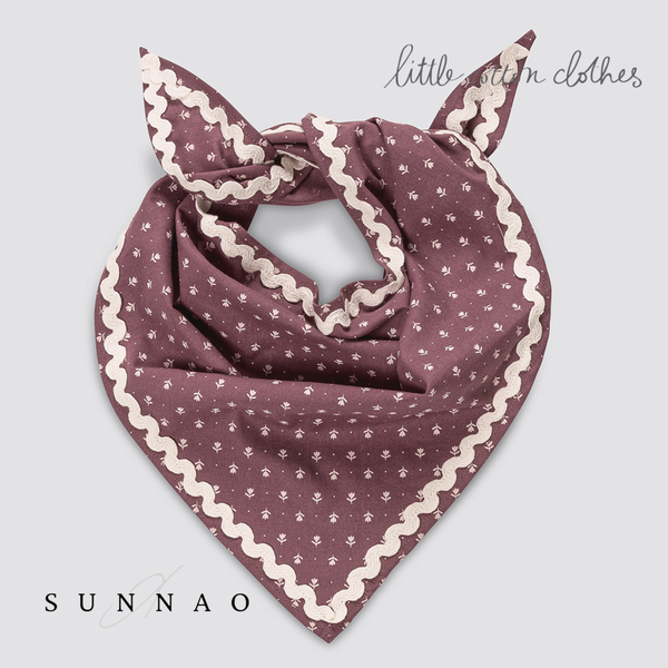 【予約】<Little Cotton Clothes> Scarf in Sugarplum Floral
