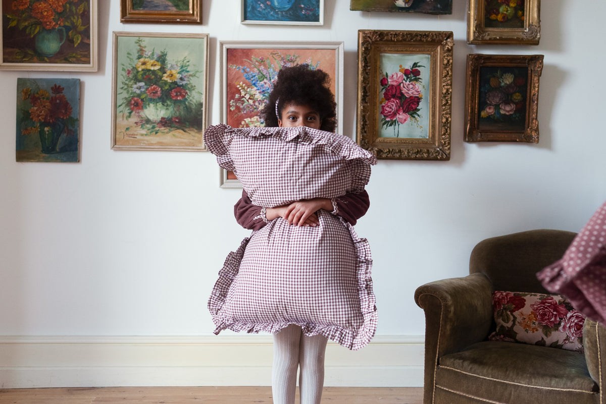 【予約】<Little Cotton Clothes> Velvet Jules Dress in Sugarplum