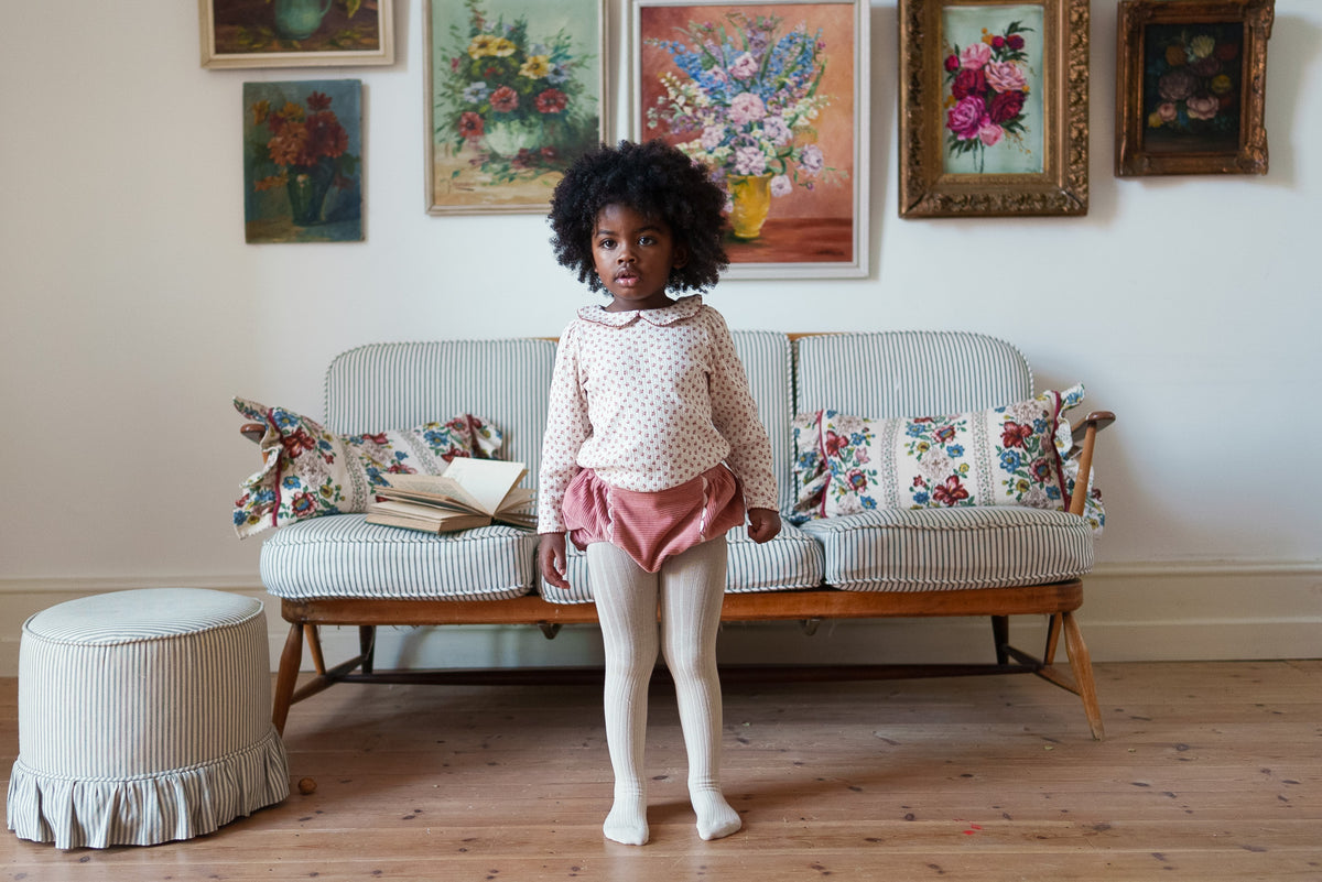 【予約】<Little Cotton Clothes> Cord Bloomers in Pepperberry