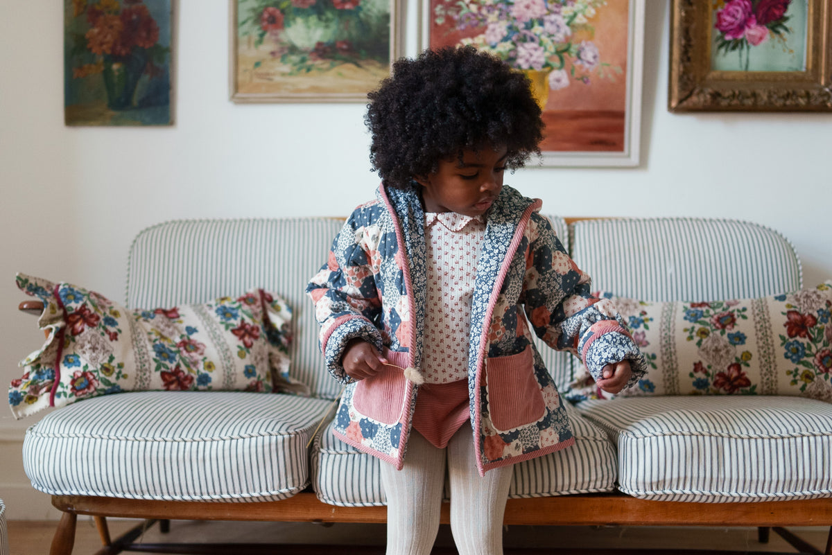 【予約】<Little Cotton Clothes> Cord Bloomers in Pepperberry