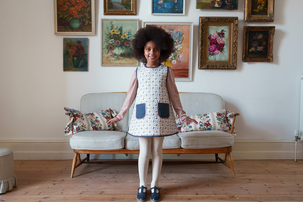 【予約】<Little Cotton Clothes> Pointelle Long Sleeve T-shirt Nougat