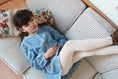 Load image into Gallery viewer, 【予約】<Little Cotton Clothes> Velvet Jules Dress in Eggshell
