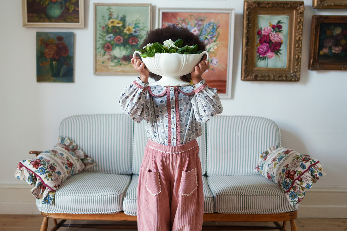 【予約】<Little Cotton Clothes> Helga blouse in Papier Floral