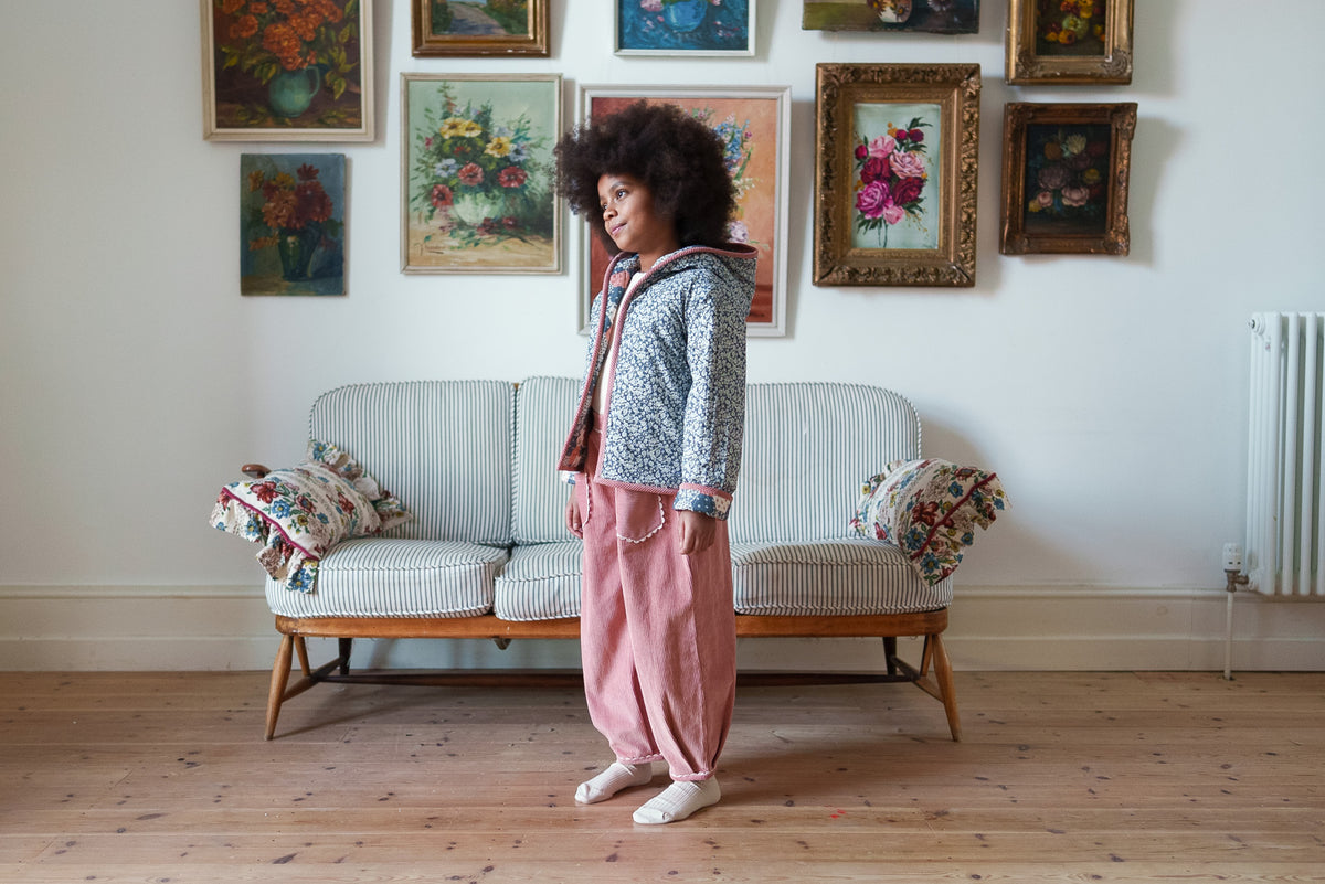 【予約】<Little Cotton Clothes> Jojo jacket Patchwork Floral