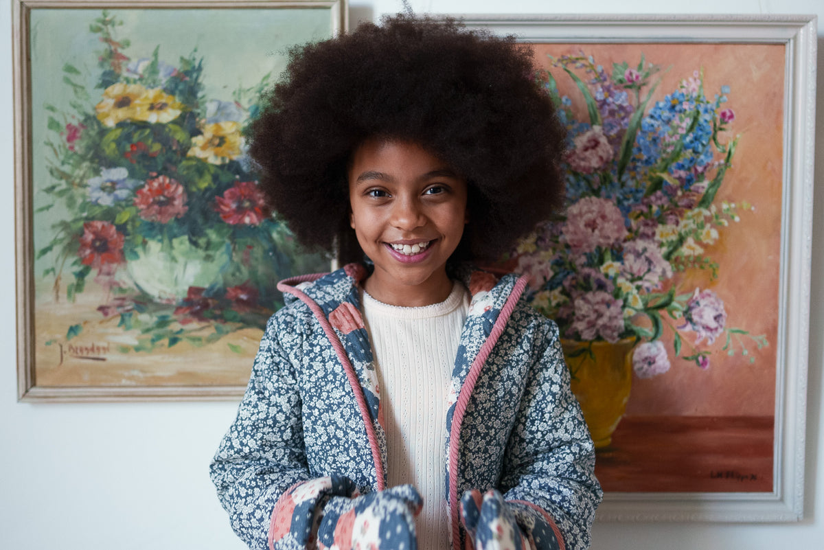 【予約】<Little Cotton Clothes> Jojo jacket Patchwork Floral