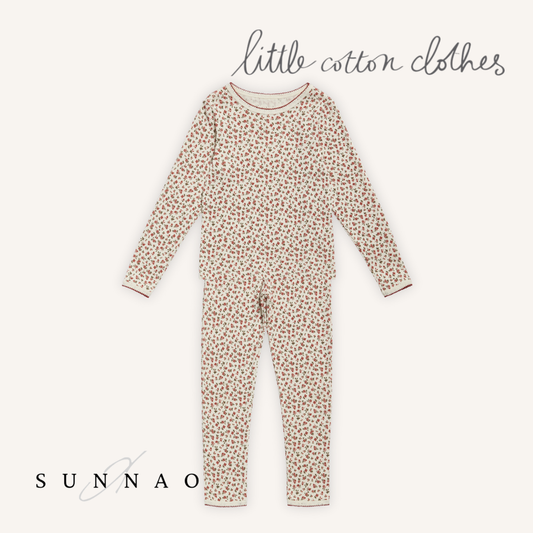 <Little Cotton Clothes>  Pointelle Pyjamas Posy Floral　