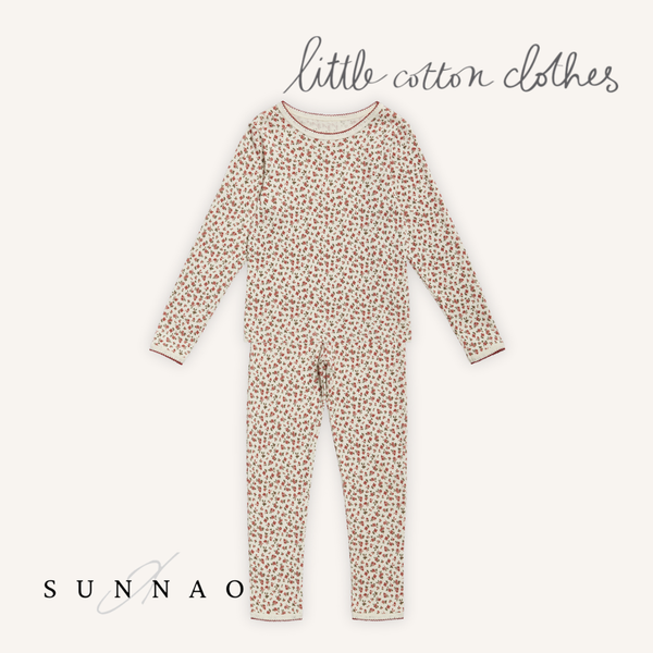 <Little Cotton Clothes>  Pointelle Pyjamas Posy Floral　