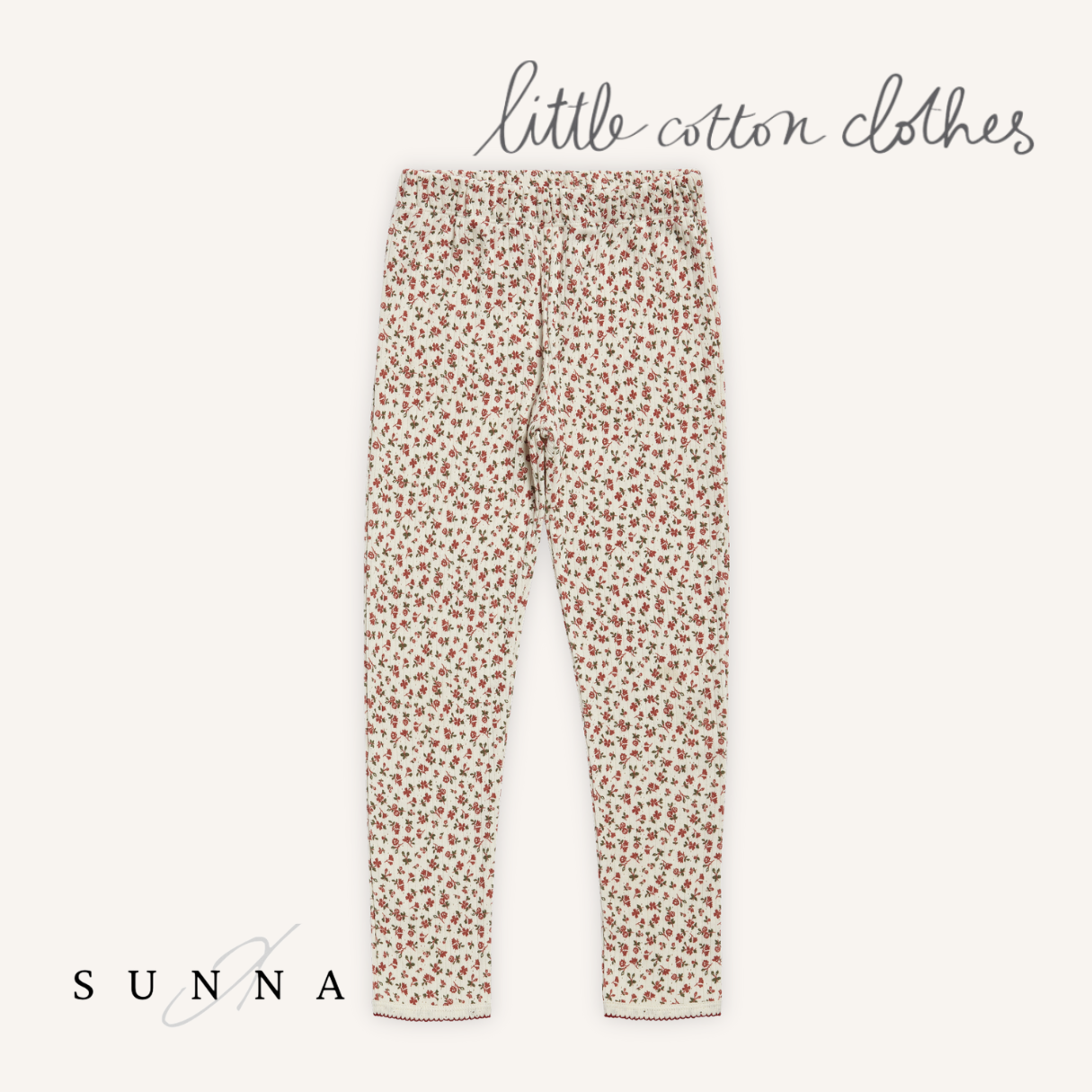 <Little Cotton Clothes>  Pointelle Pyjamas Posy Floral　