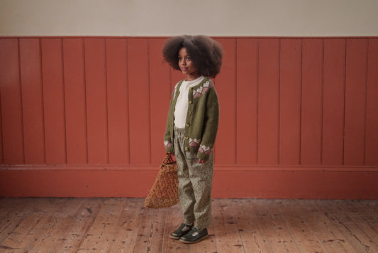 <Little Cotton Clothes> Charlotte Trousers Combe Floral　