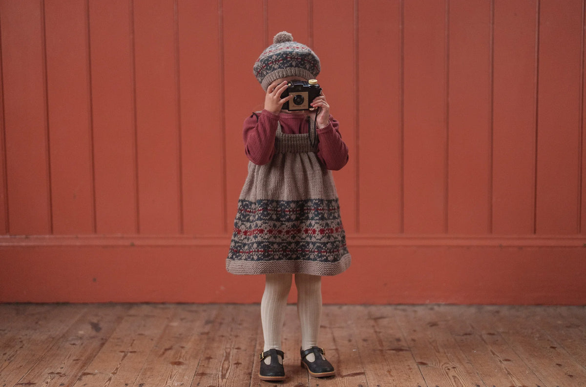 【予約】<Little Cotton Clothes> Organic Pointelle T-shirt Redcurrant
