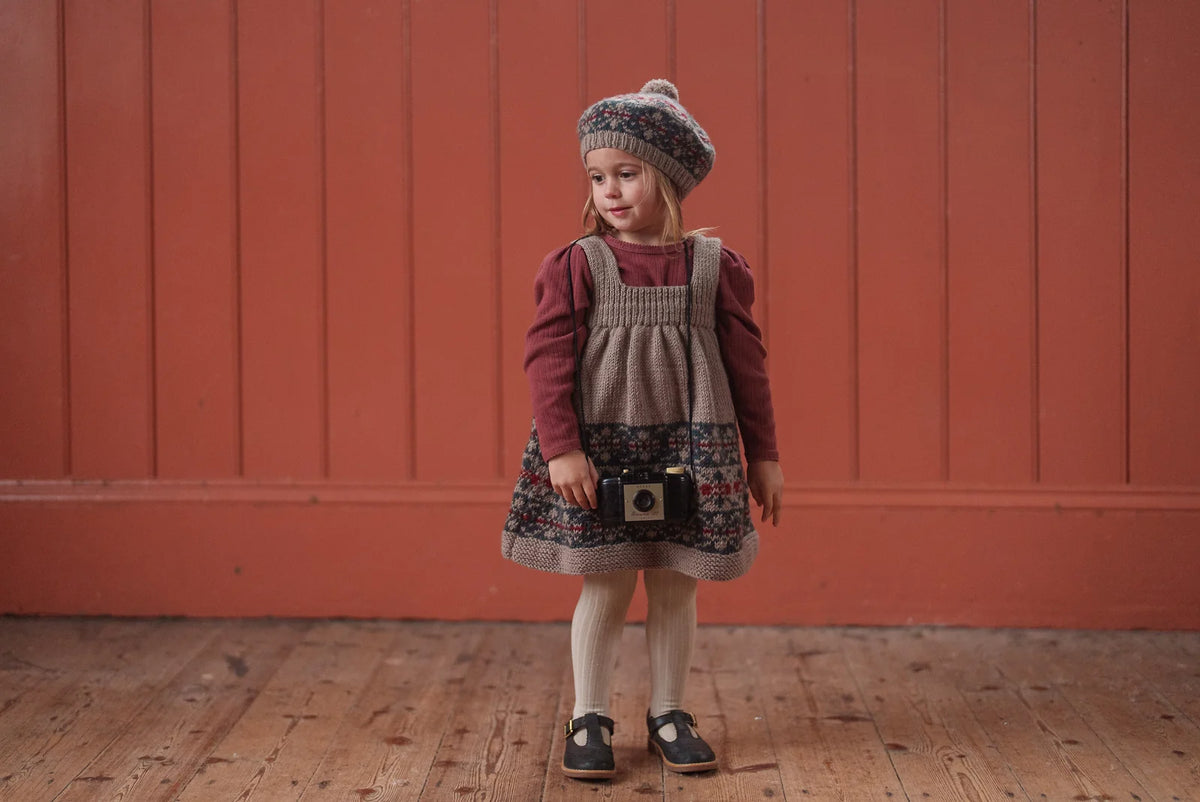 【予約】<Little Cotton Clothes> Organic Pointelle T-shirt Redcurrant