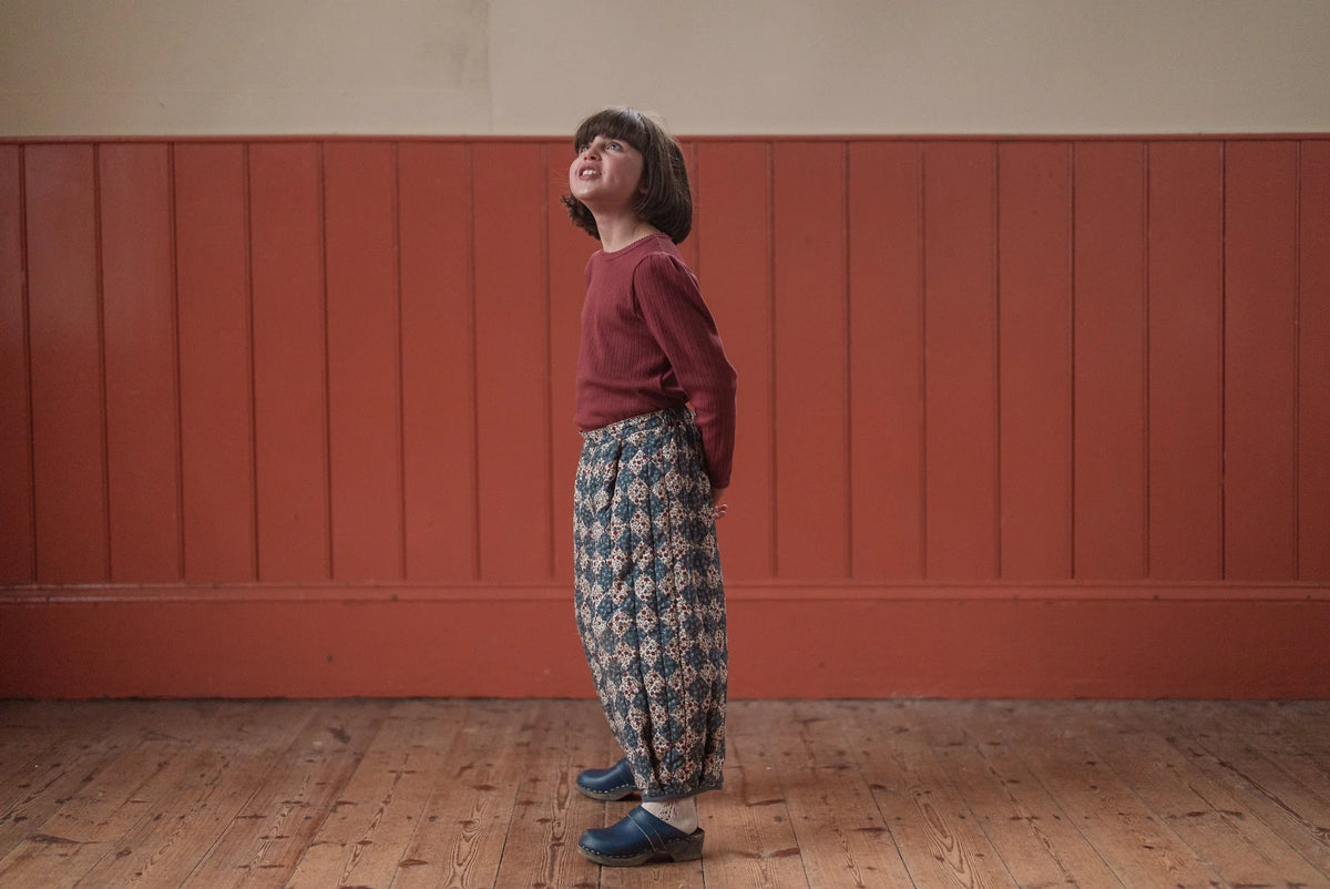 【予約】<Little Cotton Clothes> Organic Pointelle T-shirt Redcurrant