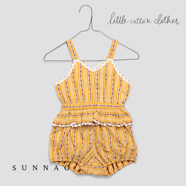 <Little Cotton Clothes> Petra Romper Buttercup Floral 　