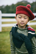 Gallery viewerに画像を読み込む, <Misha&Puff>Marl Beret - Red Flame／Berry Marl（2-8Y）
