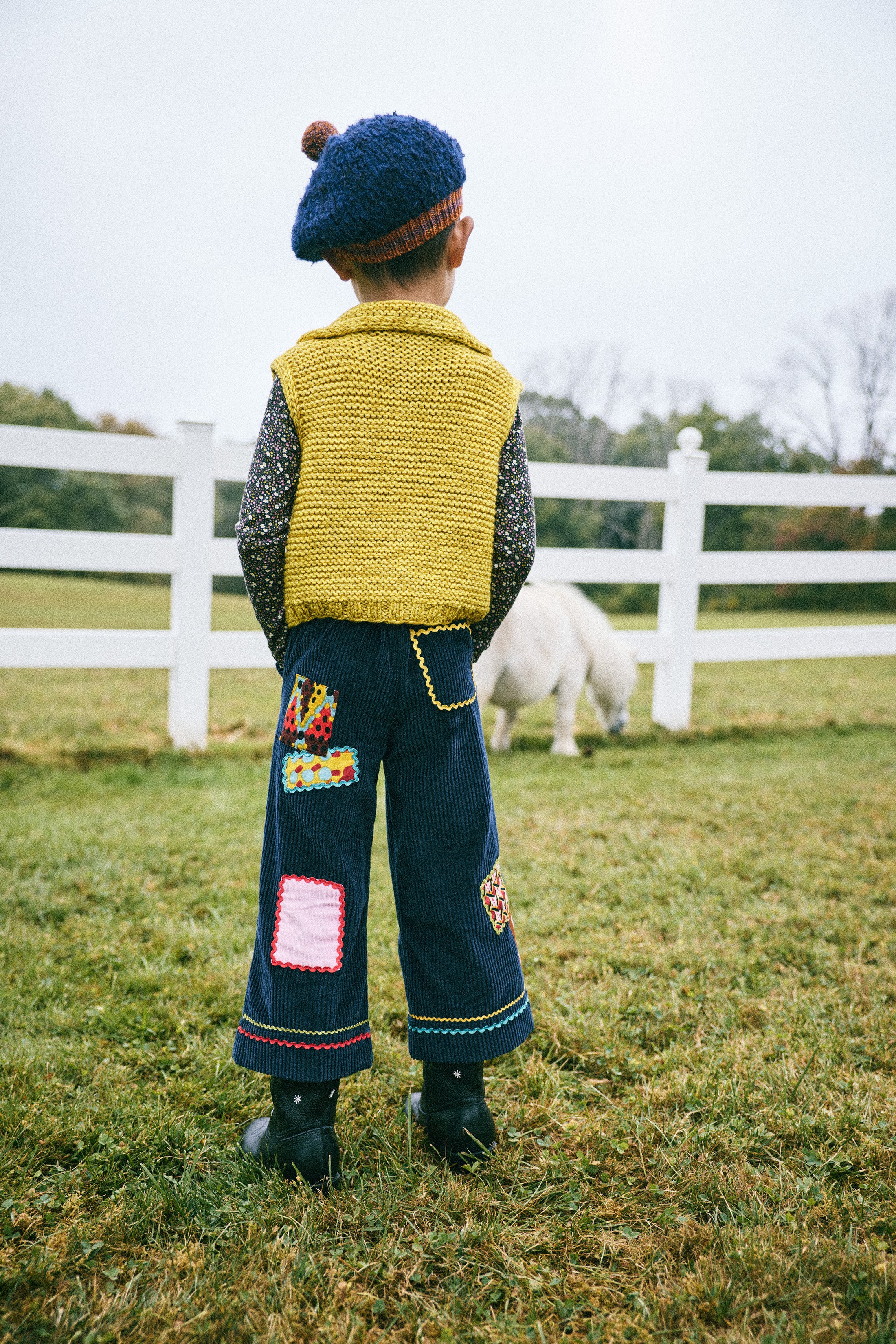 <Misha&Puff>Corduroy Patchwork Camp Pant（2-8Y）