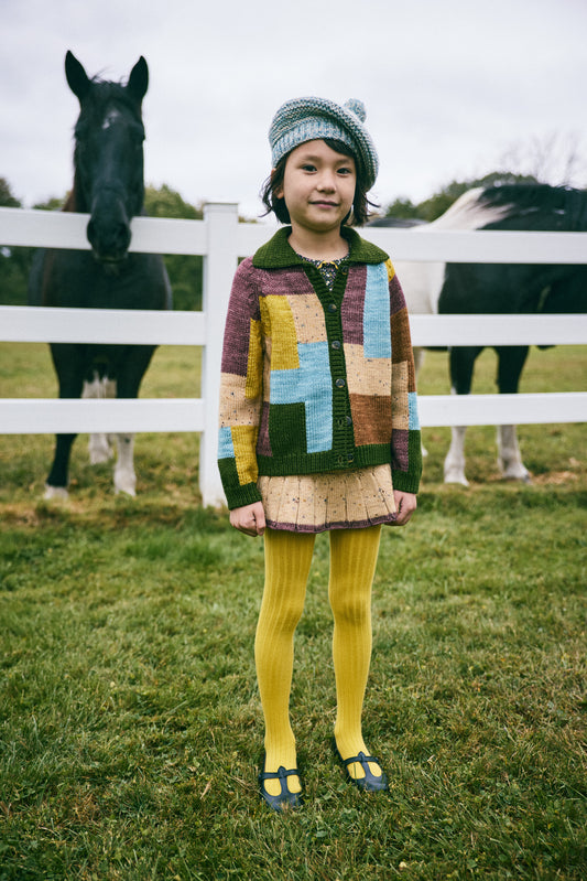 <Misha&Puff>Skating Pond Skirt - Camel Confetti（18M-6Y）