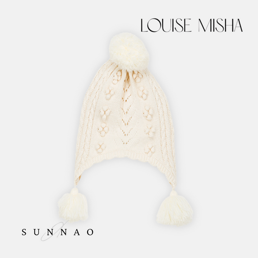 <Louise Misha> BEANIE ISOLINA - CREAM