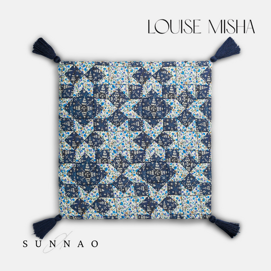 <Louise Misha> CUSHION COVER JIMO - MID STAR PATCHWORK