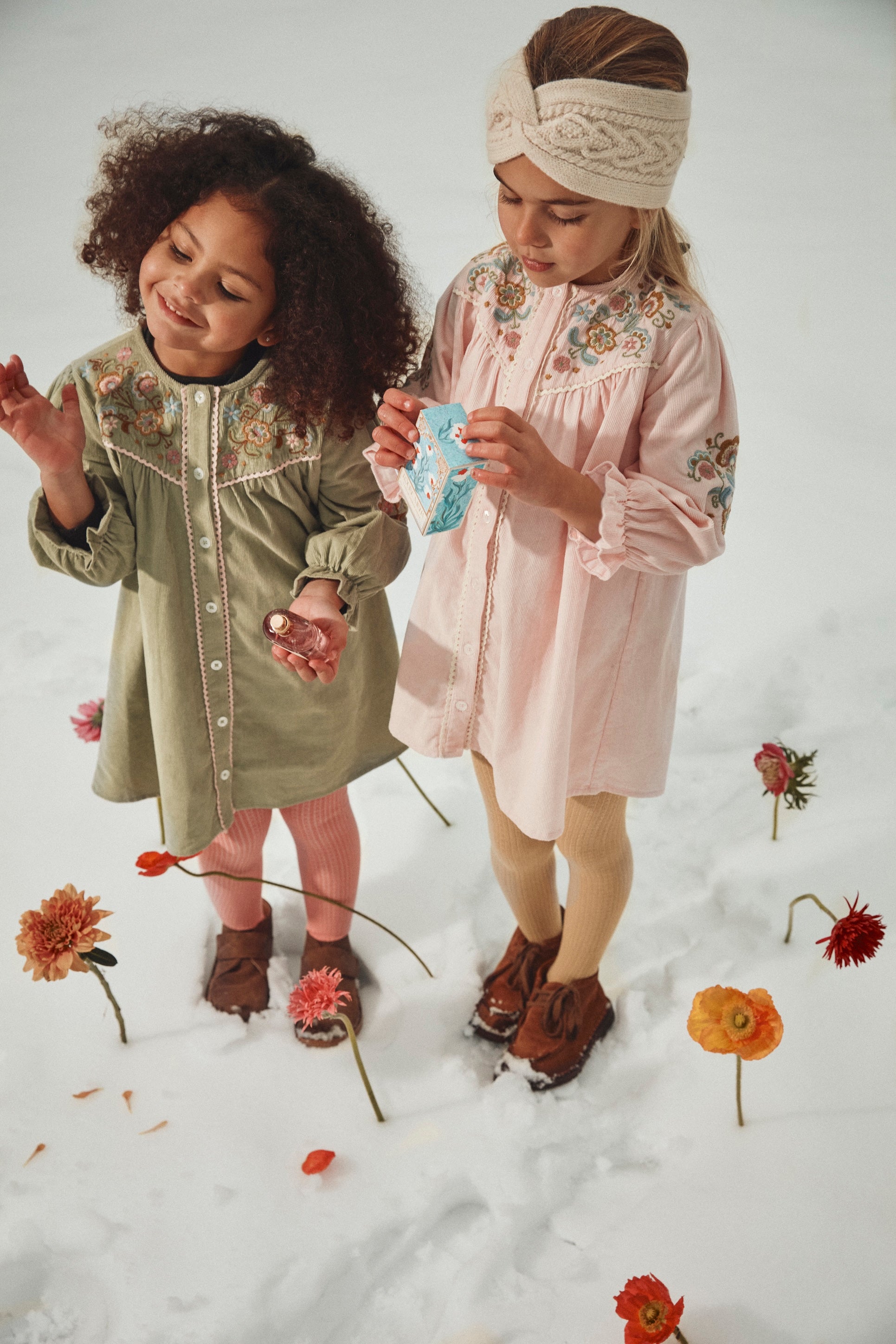 <Louise Misha> DRESS FLORIANE - ALMOND