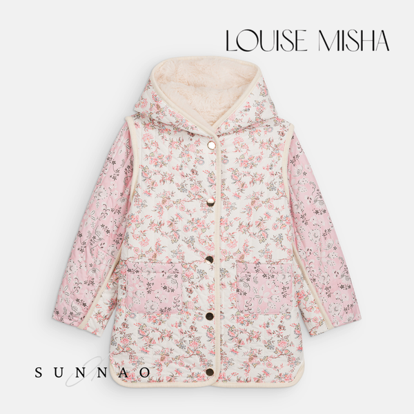 <Louise Misha> COAT TENDER - CREAM CARNATION VALE